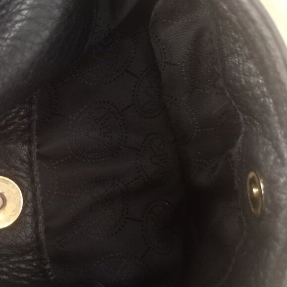 Michael Kors Black Soft Leather Fulton Chain Satchel - Picture 11 of 14